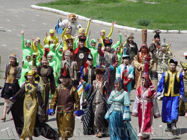 Фотография. Фестиваль Наадам. 2008 год. Улан-Батор.