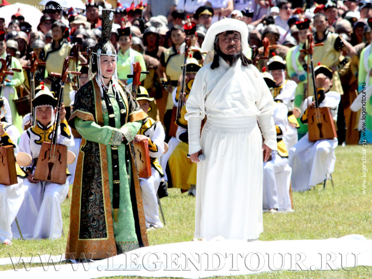 Фотография. Торжественная церемония открытия фестиваля Наадам. 11.06.2011 года.