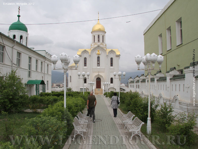 Фотография. Православный храм в честь Святой Троицы. г. Улан-Батор.