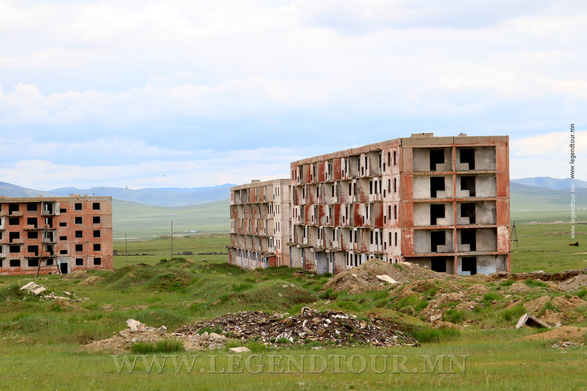 Фотография. Место дислокации 12МСД. Военный городок. Багануур. Монголия.
