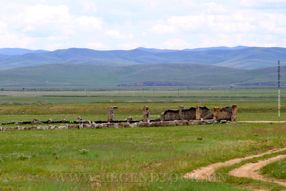 Фотография. Место дислокации 12МСД. Военный городок. Багануур. Монголия.