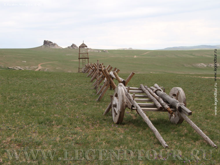 Фотография. Ставка Хана. Национальный парк Монголия 13 век.