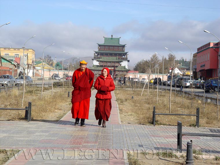 Photo. Centre of Mongolian Buddhists Gandantegchenling Monastery (Gandan monastery).